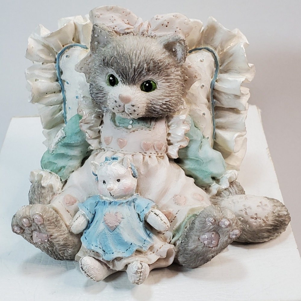 Vintage 1992 Calico Kittens Friends are Cuddles of Love Figurine 627976